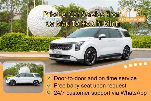 Private Car Rental Ca Mau to HCMC: Door-to-Door Service